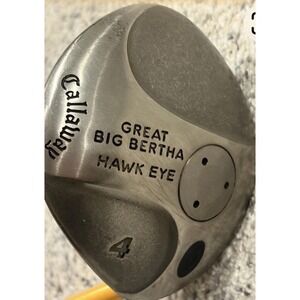 Callaway GREAT BIG BERTHA HAWK EYE Fairway Wood 4W GBB HAWK EYE